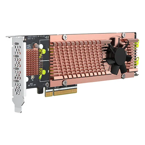 QNAP QM2-4P-384 Quad M.2 NVMe SSD Expansion Card
